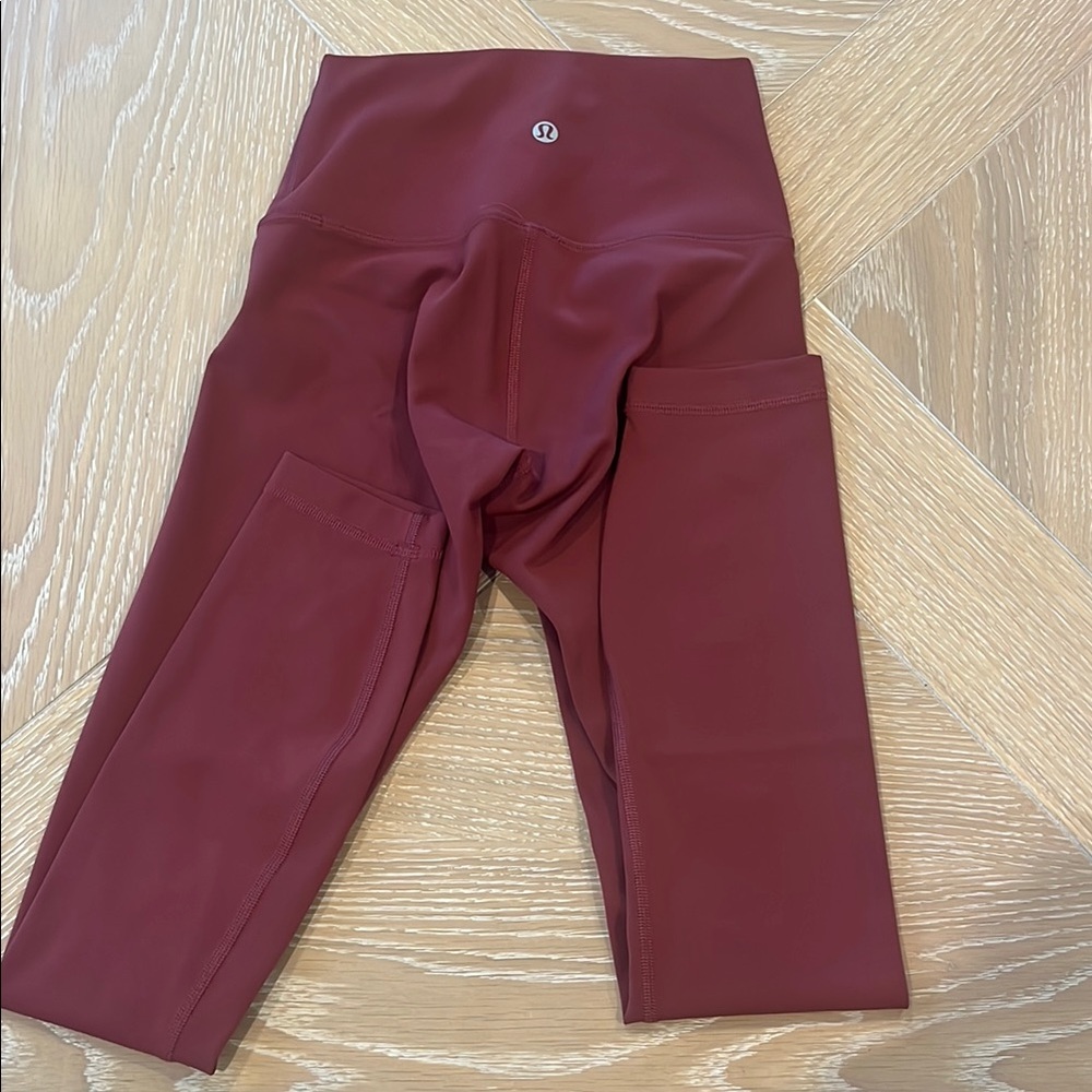lululemon athletica Kids Burgundy Leggings-